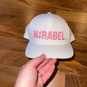 GFORE White Mirabel Golf Hat Cap Perforated Breathable Flat Brim Womens golf NWT